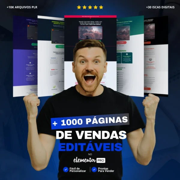 Mega pack de vendas premium prontas + bônus