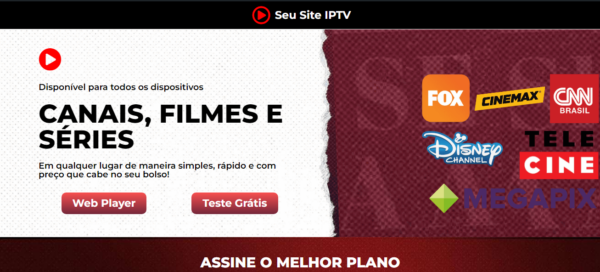 Site para venda de IPTV - 2024